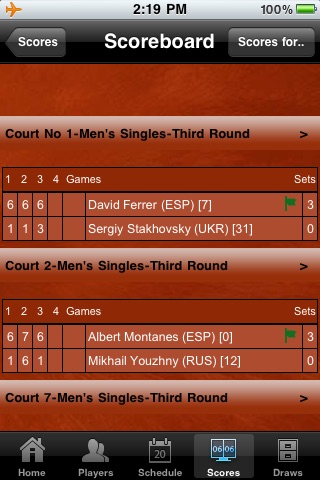 French Open 2011 screenshot 4