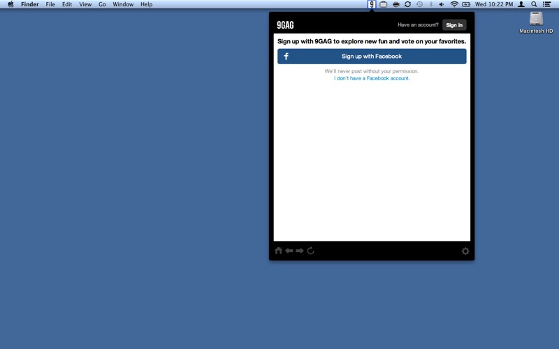 9GAG Menu Bar thumbnail 3
