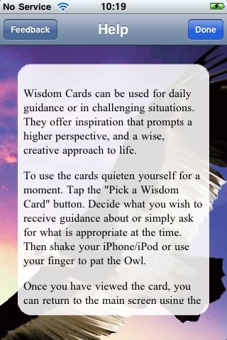 Wisdom Cards - Diana Cooper & Greg Suart screenshot 4