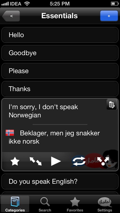 Lingopal Norwegian LITE - talking phrasebook