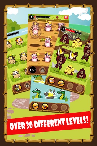 Crazy Critters: Whac Whack Fling! Lite! screenshot 4