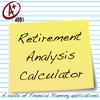 Retirement Analysis Calculator PRO