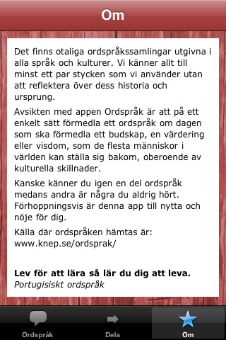 Ordspråk screenshot 3