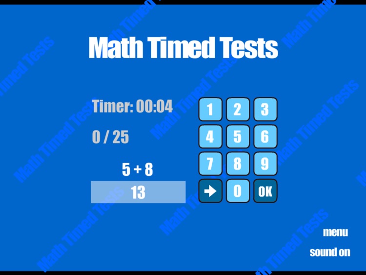 Math Timed Tests