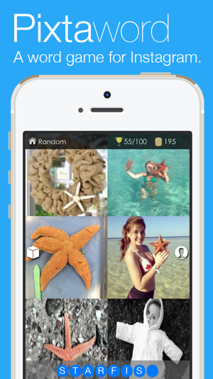 ‎Pixtaword: Word Guessing Game for Instagram Screenshot