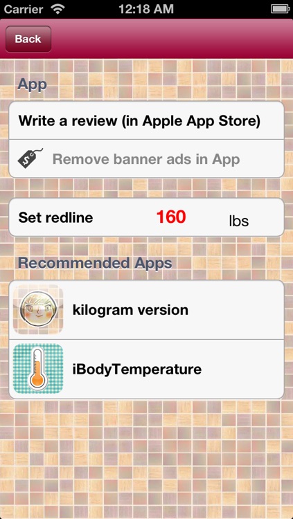 iBodyWeight(lbs) screenshot-4
