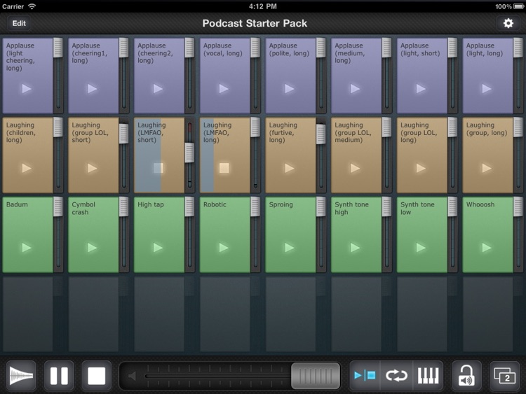 Soundboard for iPad