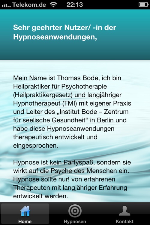 Hypnose 3 - Bode Institut