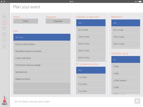 eventingMilan screenshot 3