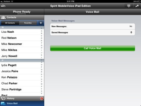 Spirit MobileVoice iPad Edition screenshot 2