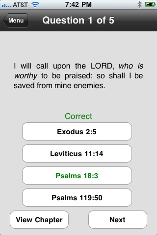 Bible Reference Game screenshot1