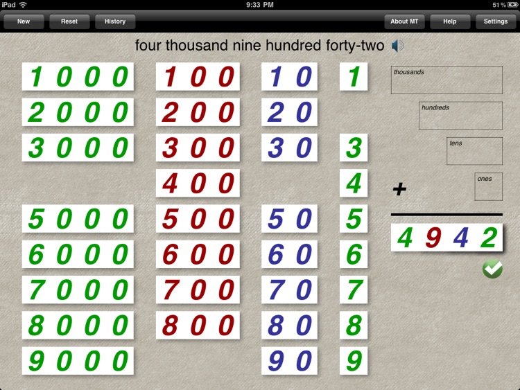 Montessori Place Value