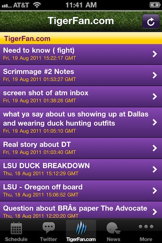 GeauxTigers! LSU Football! screenshot-4