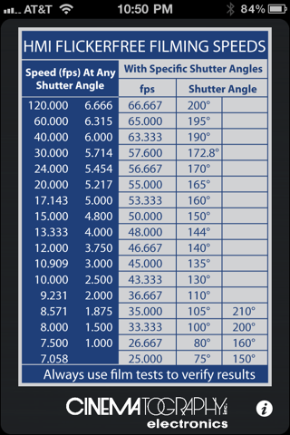 FLICKERfree Calculator screenshot 4