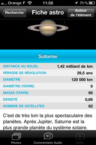 Skypix Science&Vie - Carte du ciel et guide d’astronomie screenshot 4