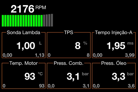 FuelTech Dashboard screenshot 3