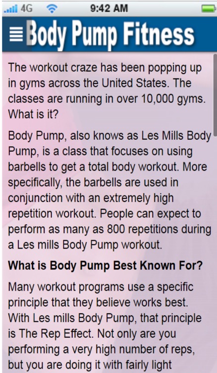 Body Pump+:Learn Body Pump Training The Easy Way screenshot-4
