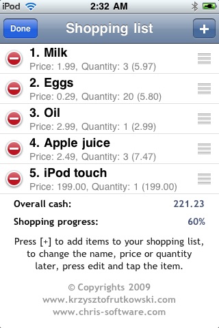 Shopping List Free screenshot 2