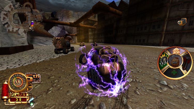 Steampunk Racing 3D screenshot-3