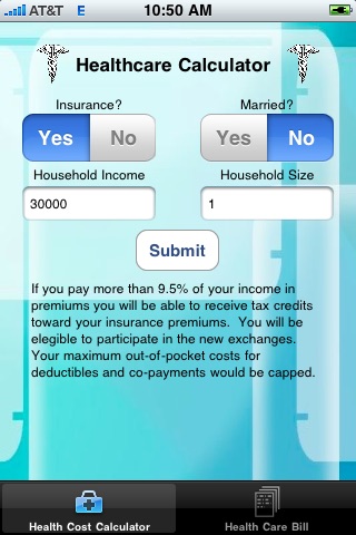 Health Care Calculator screenshot 2