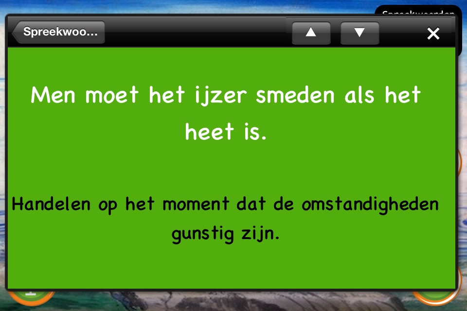 Spreekwoorden NL screenshot 3