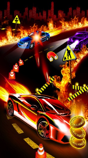 Nitro Neon Car Racing Police Pursuit Game(圖1)-速報App