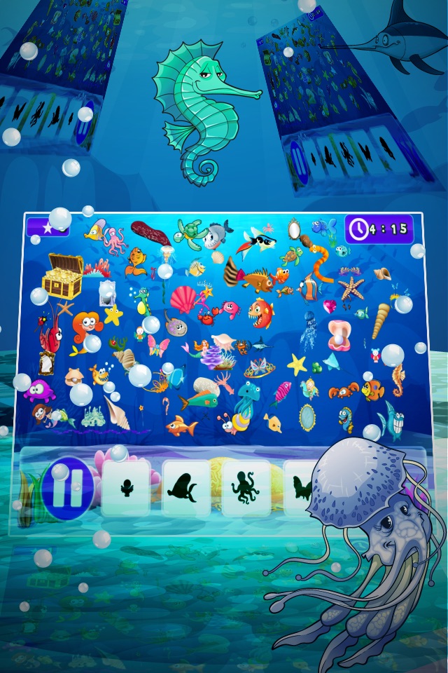 Mermaid Princess Hidden Objects: I Spy Underwater Marine Animal Search screenshot 4