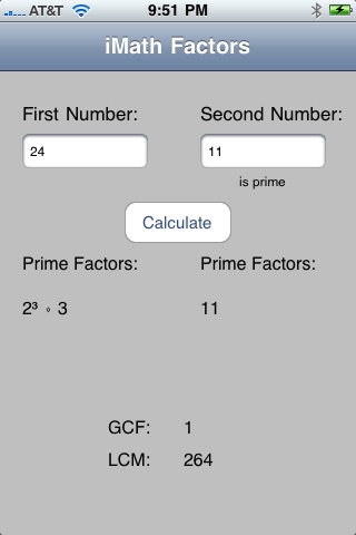 iMath Factors screenshot 2