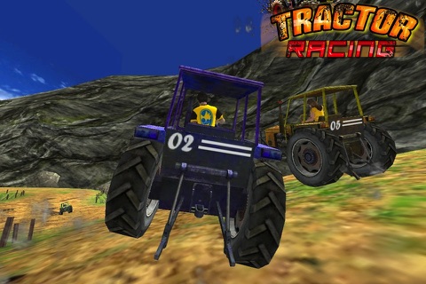 Tractor Racing ( 3D Heavy Monster Truck Race Game on Dirt Track ) screenshot 3