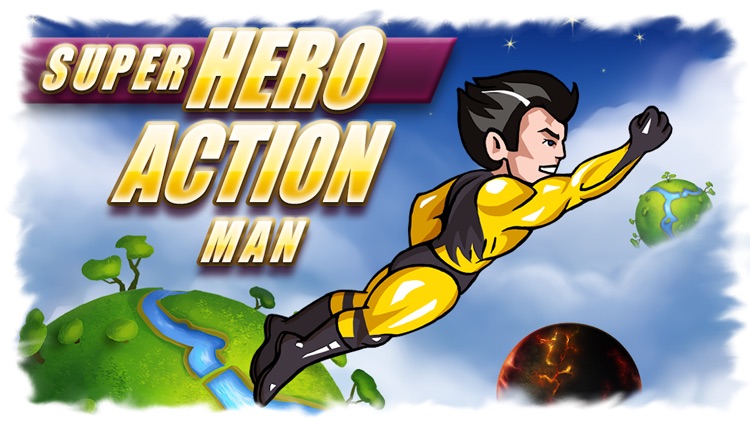 Super Hero Action Man - Best Fun Adventure Race to the Planets Game