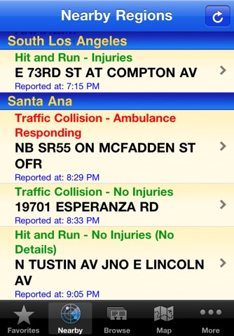 CHP Traffic screenshot 2