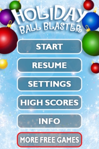 Holiday Ball Blaster Free - Fun Christmas Puzzle Game screenshot 2