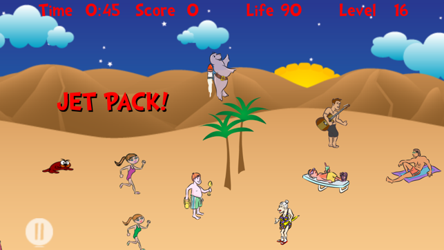 Beach Havoc, game for IOS