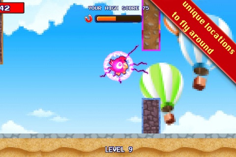 Super Flappy Wings - addicting bird flying fun screenshot 4