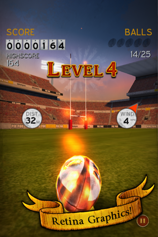 Flick Kick Rugby Kickoff screenshot 3