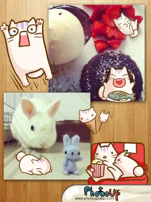 Captura 2 Nabbit Cam by PhotoUp - Cute  Rabbit Bunny Cat Stamps Photo Frame Filter Decoration App iphone