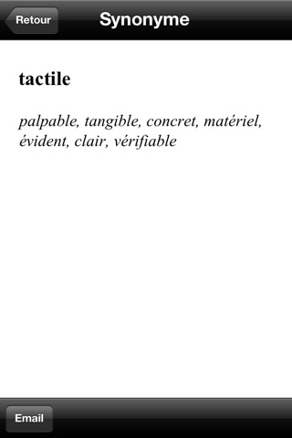 Dictionnaire des Synonymes screenshot 4