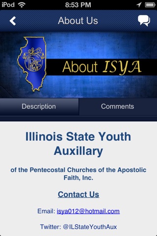 Illinois State Youth Auxillary App screenshot 2