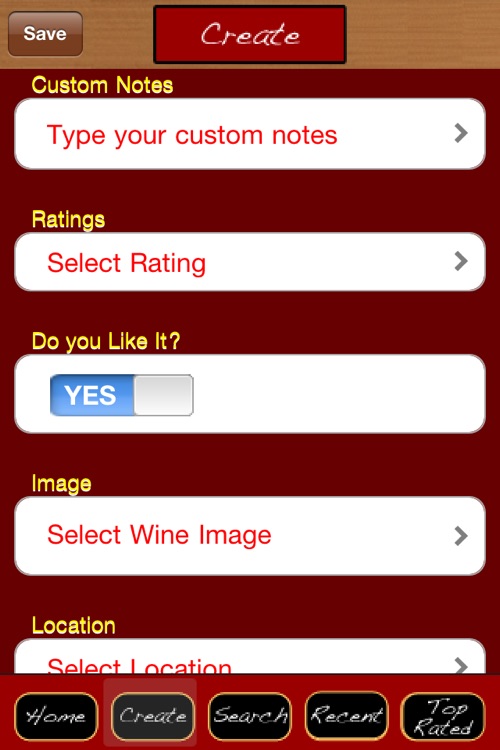 iWine Journal Lite - Save, Rate, and Share Your Wine! screenshot-3