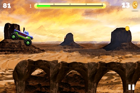 4 Wheels Monster Madness - Cool speed big truck road racing screenshot 4