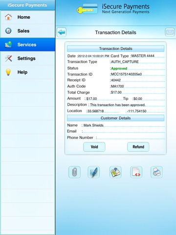 iSecure Payments iPadVersion screenshot 4