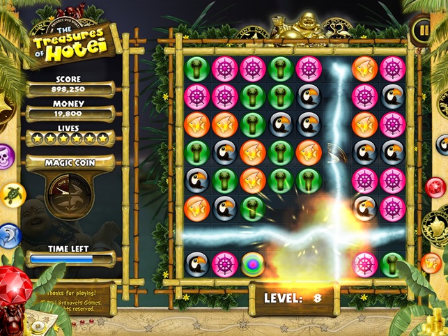 Treasures of Hotei for iPad - Free match 3 puzzle game(圖4)-速報App