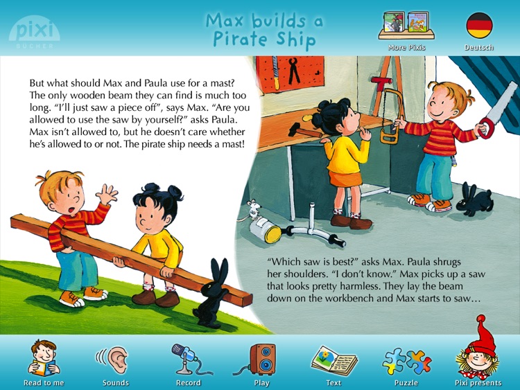 Pixie Book "Max Builds a Pirate Ship"