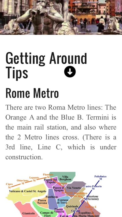 Rome travel guide and offline map, metro Rome subway, traffic maps Rome airport transport, city bus Rome guide & Vatican Rome trip advisor screenshot-4