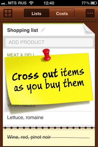 Grocery Mate - Easy to Use Shopping List screenshot 2