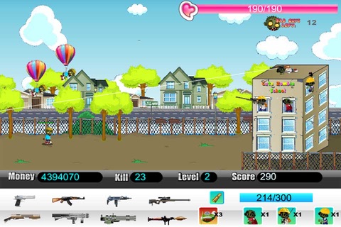 Zombie School Defense screenshot 3