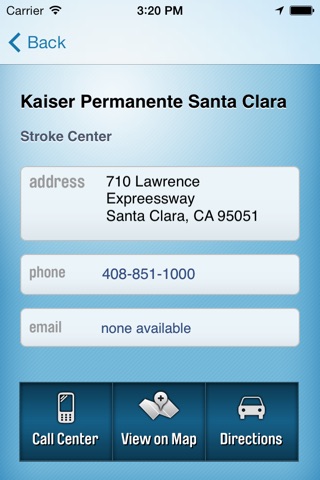 Emergency Medical Center Locator screenshot 4