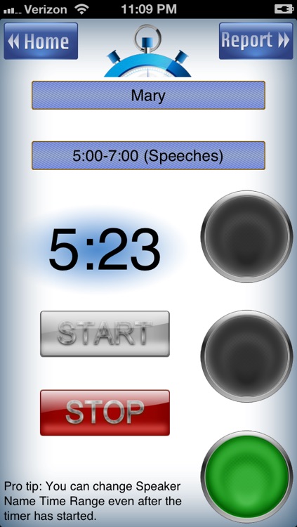 Toastmasters Speech Timer
