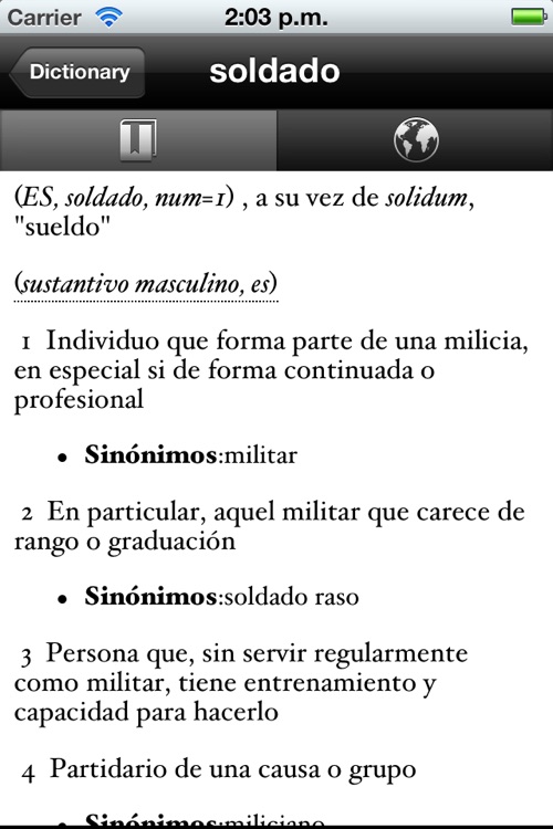 Spanish Dictionary