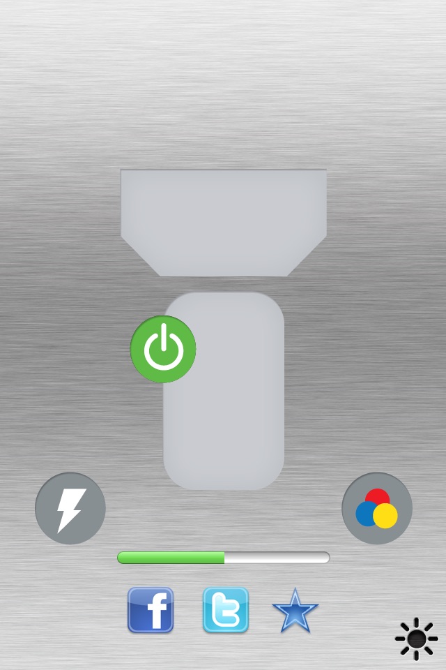 1-Click Flashlight: Fast, Simple, and now with Brightness Control screenshot 2